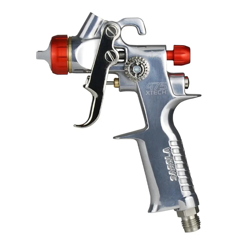 Sagola Mini Spray Gun 475 Xtech 1.0Mm 10 Aircap Gravity Touch Up Spray Gun Airbrush 1
