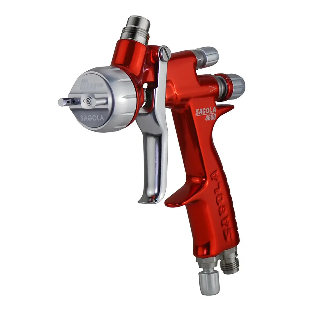 Sagola New 4600 Gravity Spray Painting Gun 1.3Mm Dft Clear Pro Air Cap 1