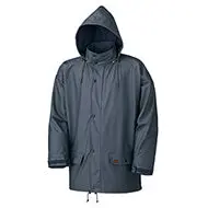 Pioneer Stretch Hooded Rain Jacket, Blue 1