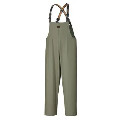 Pioneer Outdoorsman Bib Rain Pants, Green 1