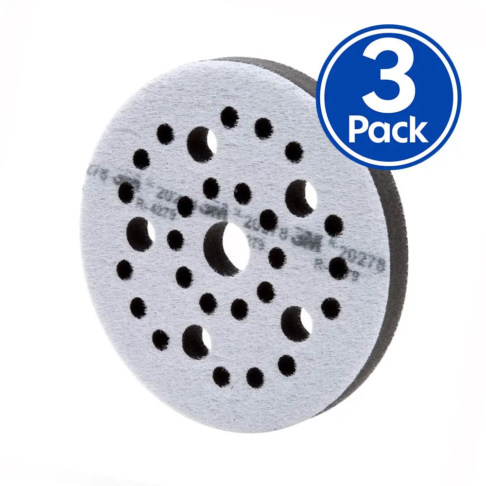 3M 50544 Hookit Soft Interface Pad 150Mm X 10Mm X 3 Pack Multihole Sandpaper 1