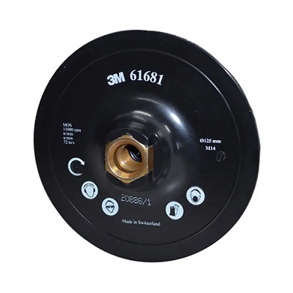 3M 61681 Scotch-Brite Centre Pin Disc Backup Pad 125Mm M14 1
