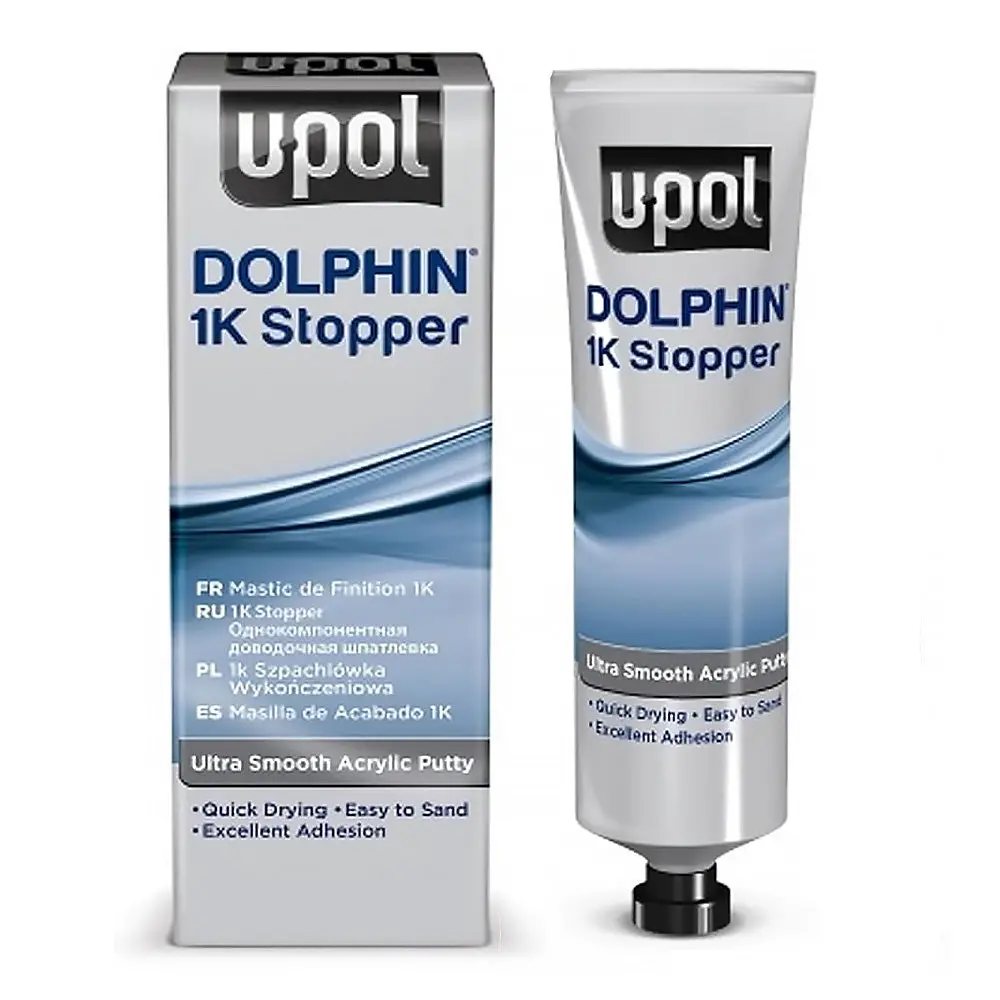 U-Pol Dolphin 1K Stopper Ultra Smooth Acrylic Putty Filler 200G 1