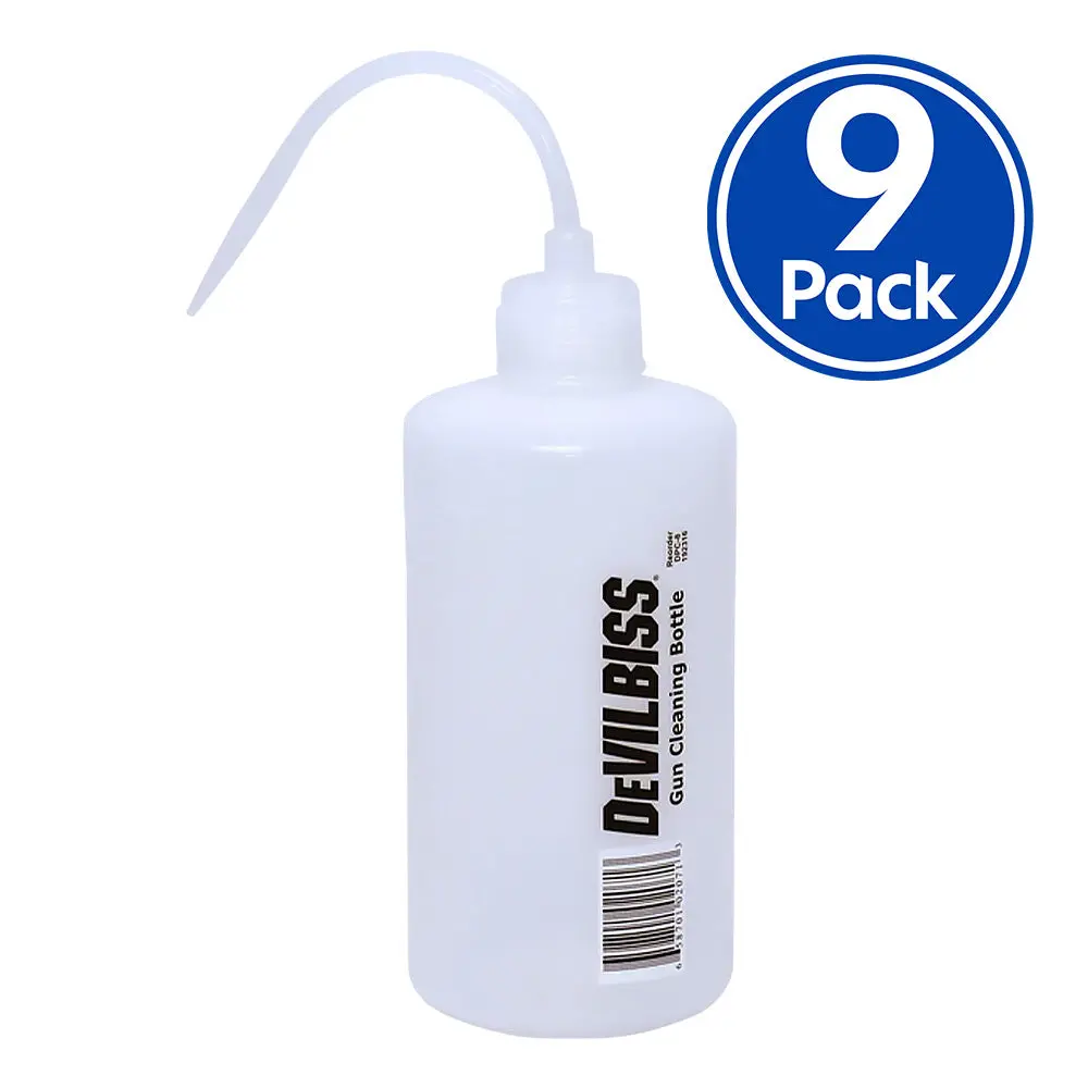 Devilbiss Spray Gun Maintenance Pressure Pot Cleaning Bottle 500Ml X 9 Pack 1
