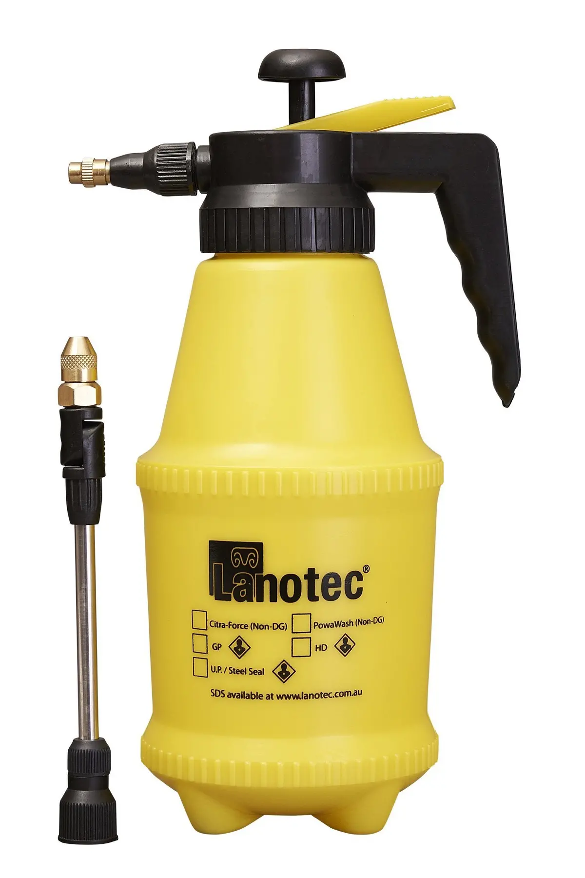 Lanotec Pressure Pump Hand Help Sprayer Spout Extension Multi Nozzle 1.5L 1