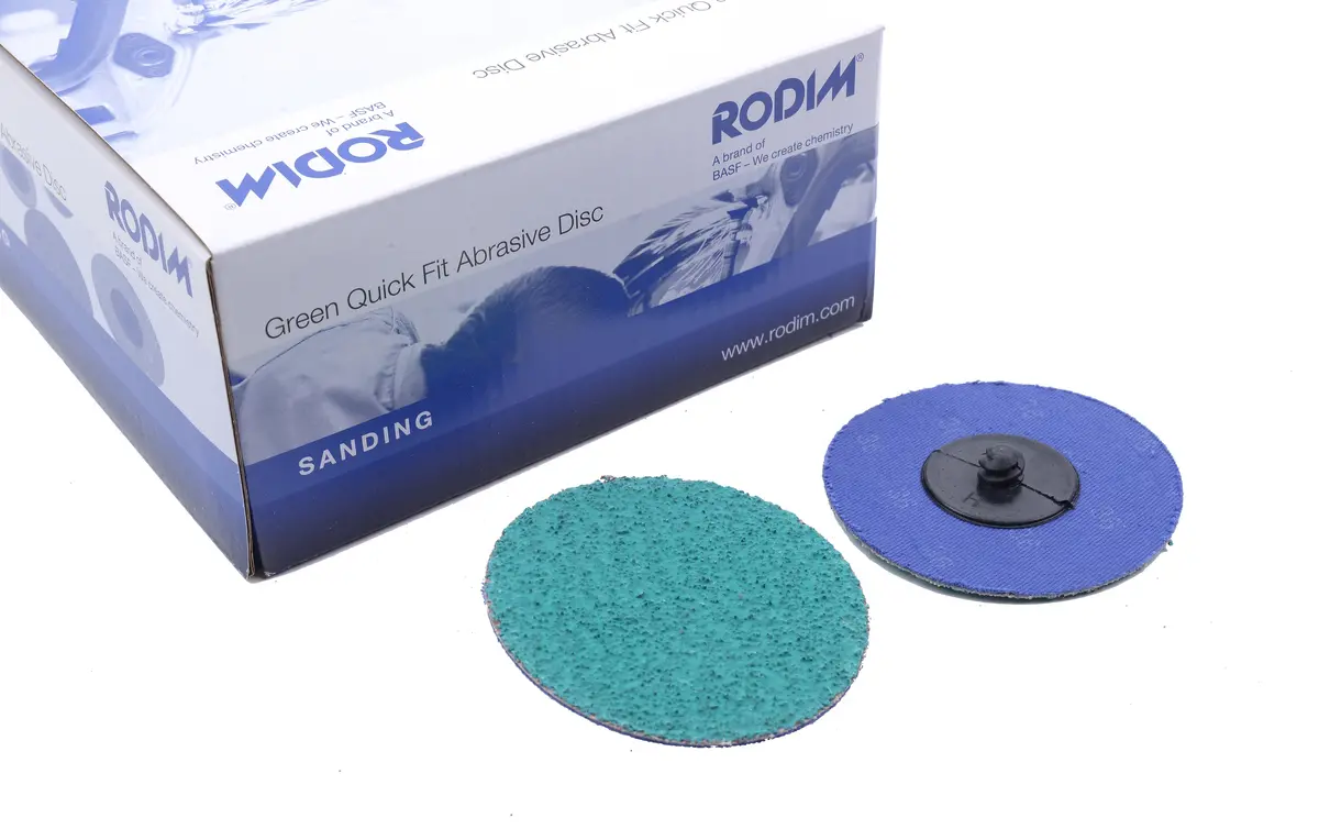 Rodim Quick Fit Abrasive Disc Green 75Mm Box Of 25 Basf Roloc Glasurit 1