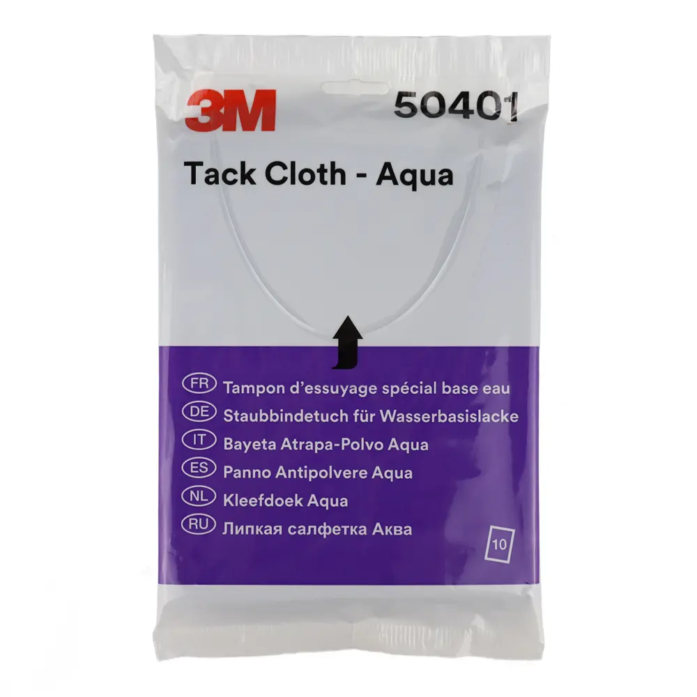 3M Tack Cloth Aqua 10 Pack Lint & Silicone Free - Ideal For Water-Based Paint 1