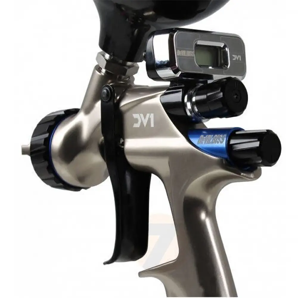 Devilbiss Dv1-B+ Basecoat Digital Hvlp Plus Gravity Feed Spray Gun 1.2Mm Tip 2