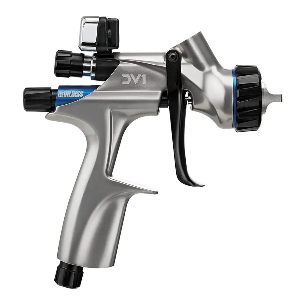 Devilbiss Dv1-B+ Basecoat Digital Hvlp Plus Gravity Feed Spray Gun 1.3Mm Tip 1