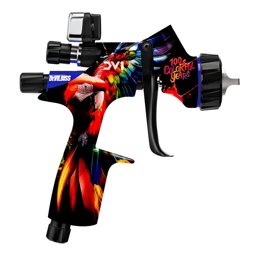 Devilbiss Dv1 1+A Limited Edition Glasurit Hvlp Spray Gun 1.4Mm Dv1-U-Bar-14Wrh-1A Uncupped 1