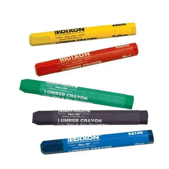 Dixon Lumber Crayons (Various Colours), Box Of 12 1