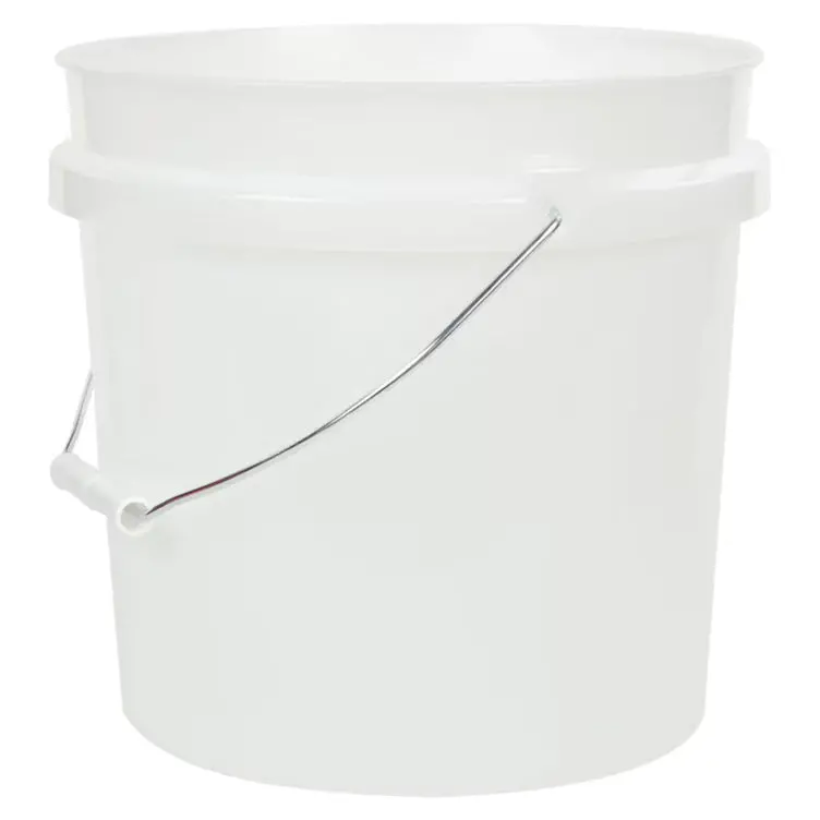 Pail, 2 Gallon, White Hdpe 1