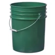 Pail, 5 Gallon, Green, Hdpe 1