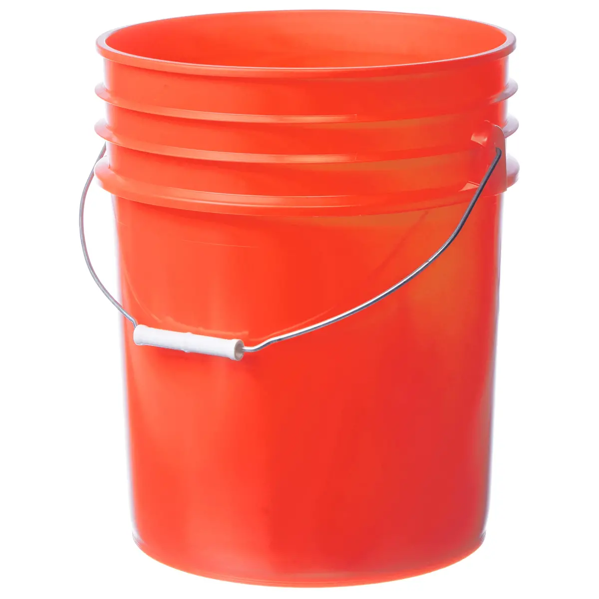 Pail, 5 Gallon, Orange Hdpe 1