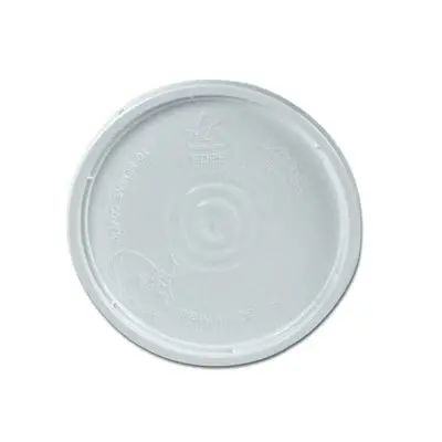 Pail Lid, 1 Gallon, White Hdpe, Letica Brand 1