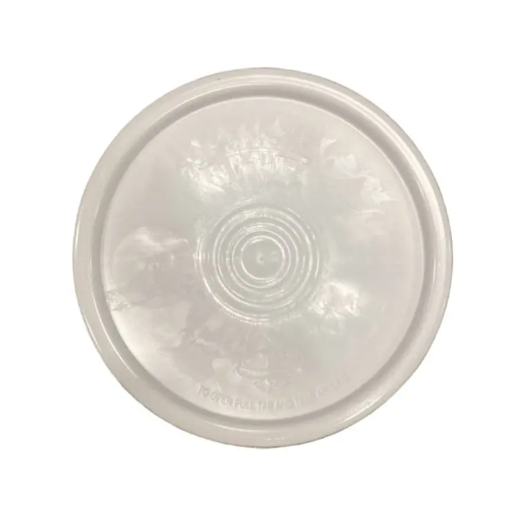 Lid For 2 Gallon Pail, White Hdpe 1