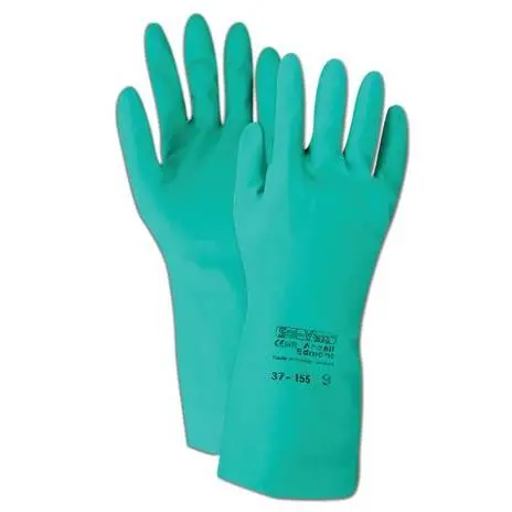 Chemical Gloves, Nitrile, 13" Length 1