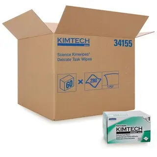 Kimwipes™ Delicate Task Wipers, 8.4 X 4.4 In. (21.33 X 11.17 Cm), Case Of 60 Boxes 1