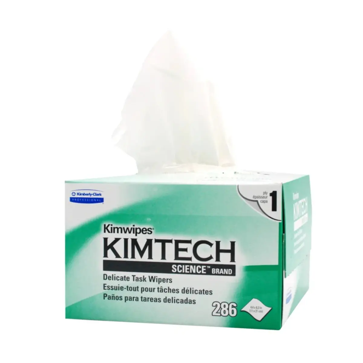 Kimwipes™ Delicate Task Wipers, 8.4 X 4.4 In. (21.33 X 11.17 Cm), Box Of 286 1