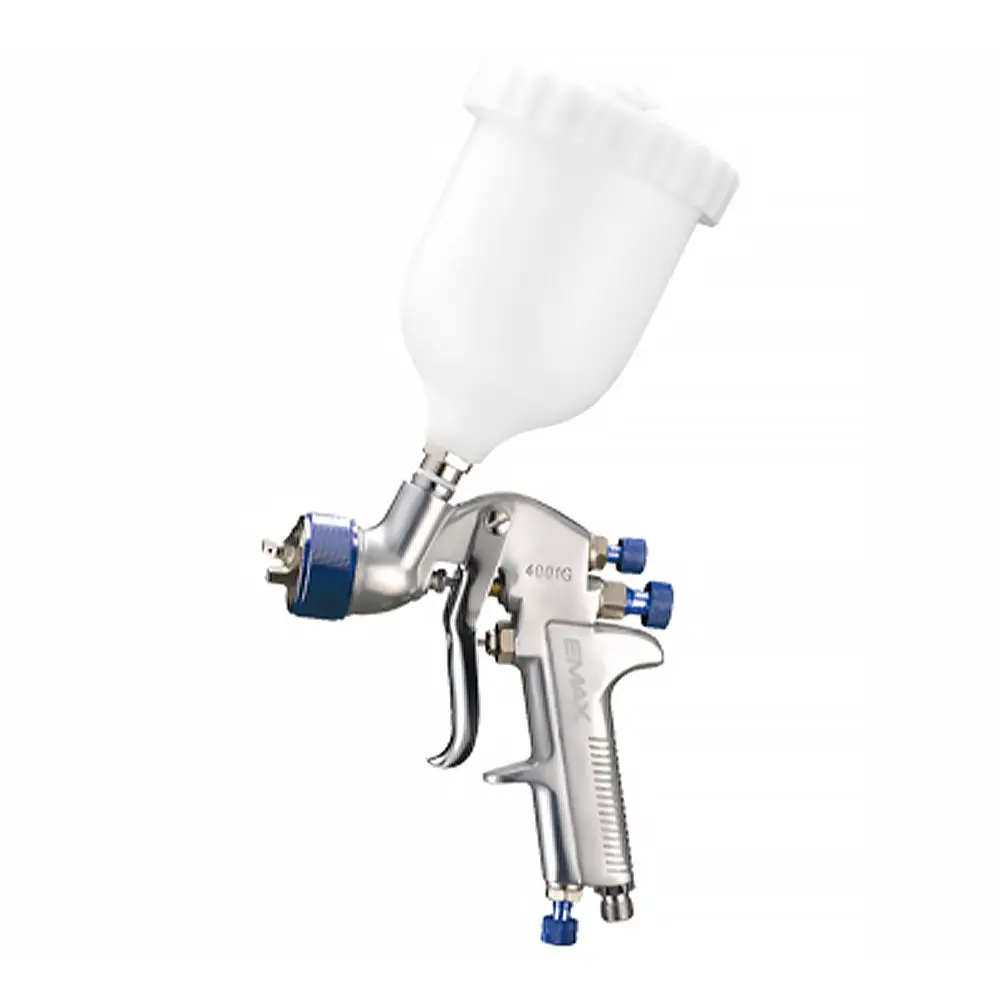 Emax 1.4Mm Gravity Feed Spray Gun 600Ml Pot 1