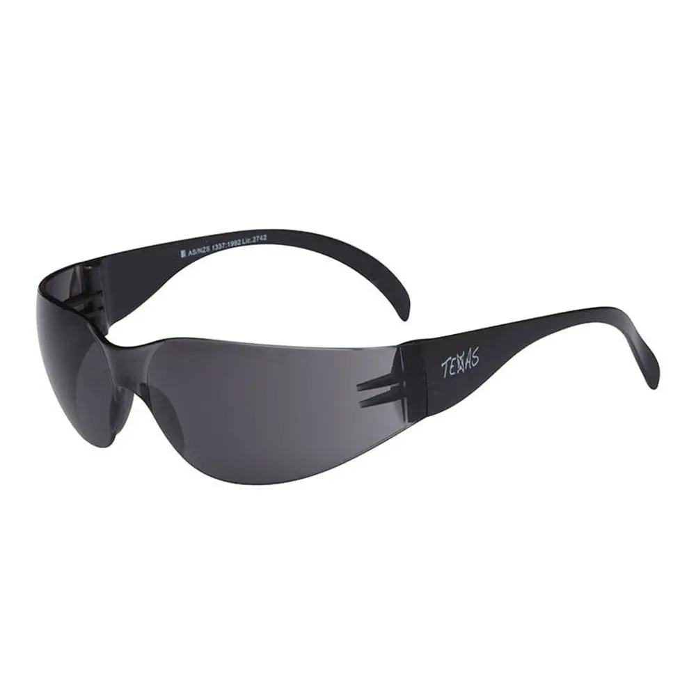 Maxisafe Texas Safety Glasses With Smoke Lens 99.9% Uv Protection Anti Scratch 1