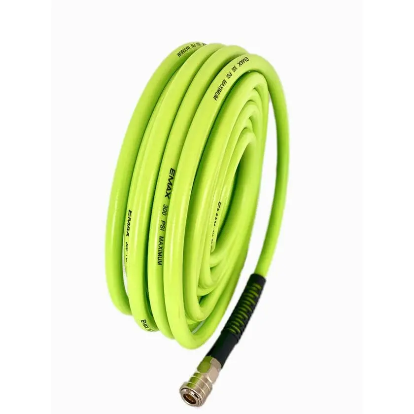 Emax Hybrid Air Hose 10Mm X 15M Rubber Pvc 300 Psi Max Pressure Nitto Fittings 1