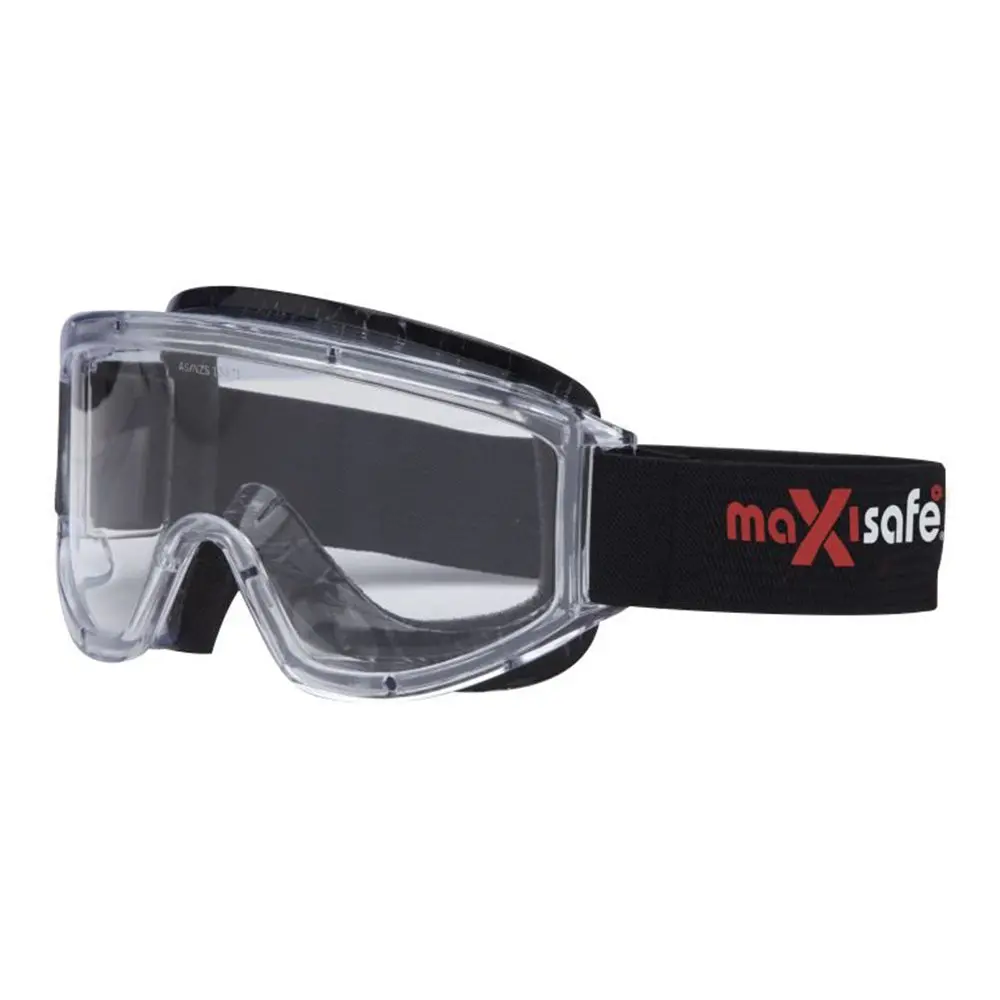 Maxisafe Goggles Anti Fog Clear Lens Certified Eye Protection Safety Glasses 1