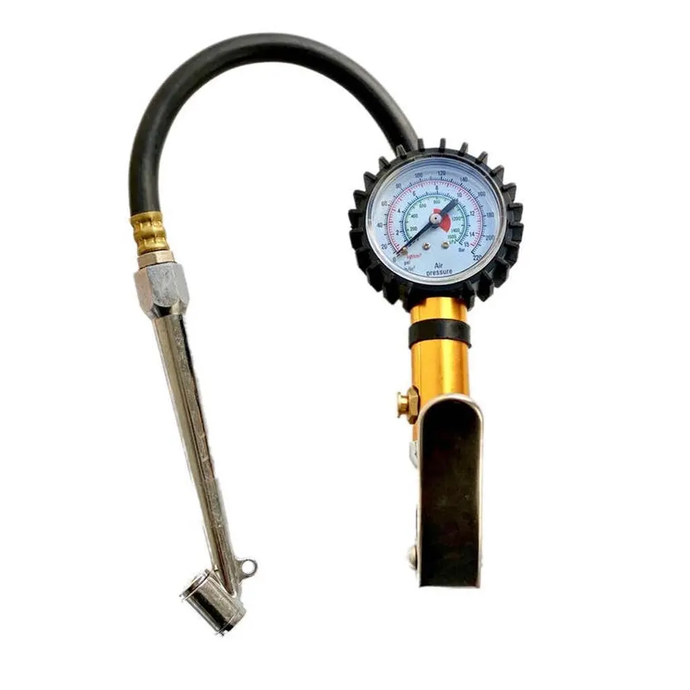 Emax Deluxe Tyre Inflator With Gauge 1/4" Psi & Bar Pressure Air Car Tire 1