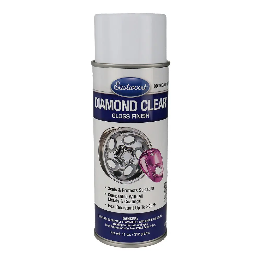 Eastwood Diamond Clear Gloss Finish 312Gm Protective Clear Coat Automotive Metal 1
