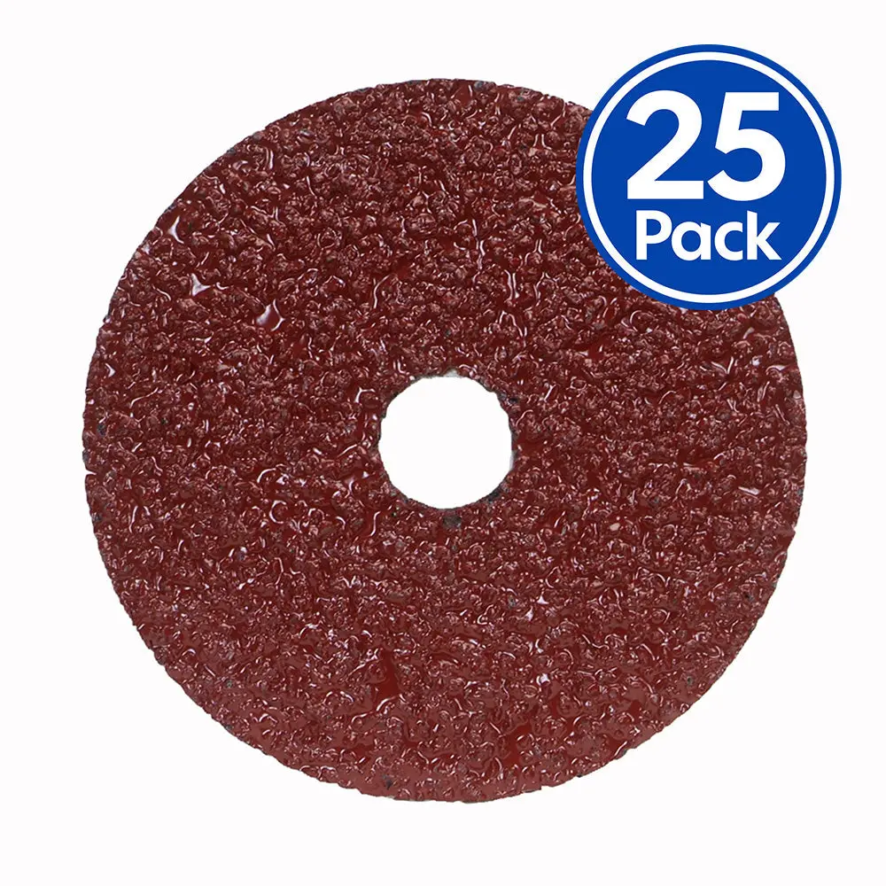 Norton Metal F226 Ao Coarse Fibre Discs 178Mm X 22Mm 24 Grit X 25 Pack P24 1