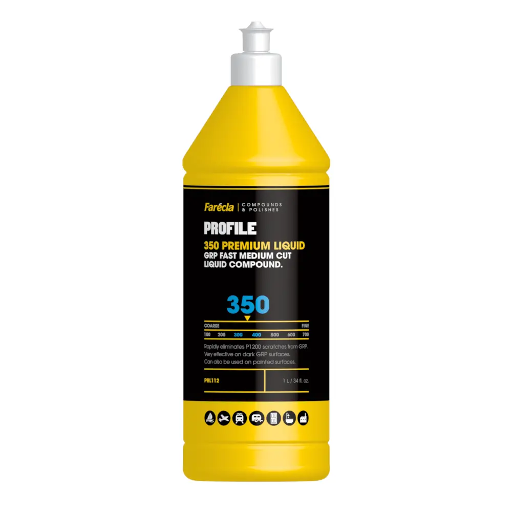 Farecla Prl112 Profile 350 Premium Liquid Medium Cutting Compound 1L 1