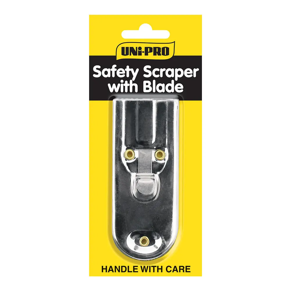 Uni-Pro Safety Scraper Metal Retractable Blade With Lock 1