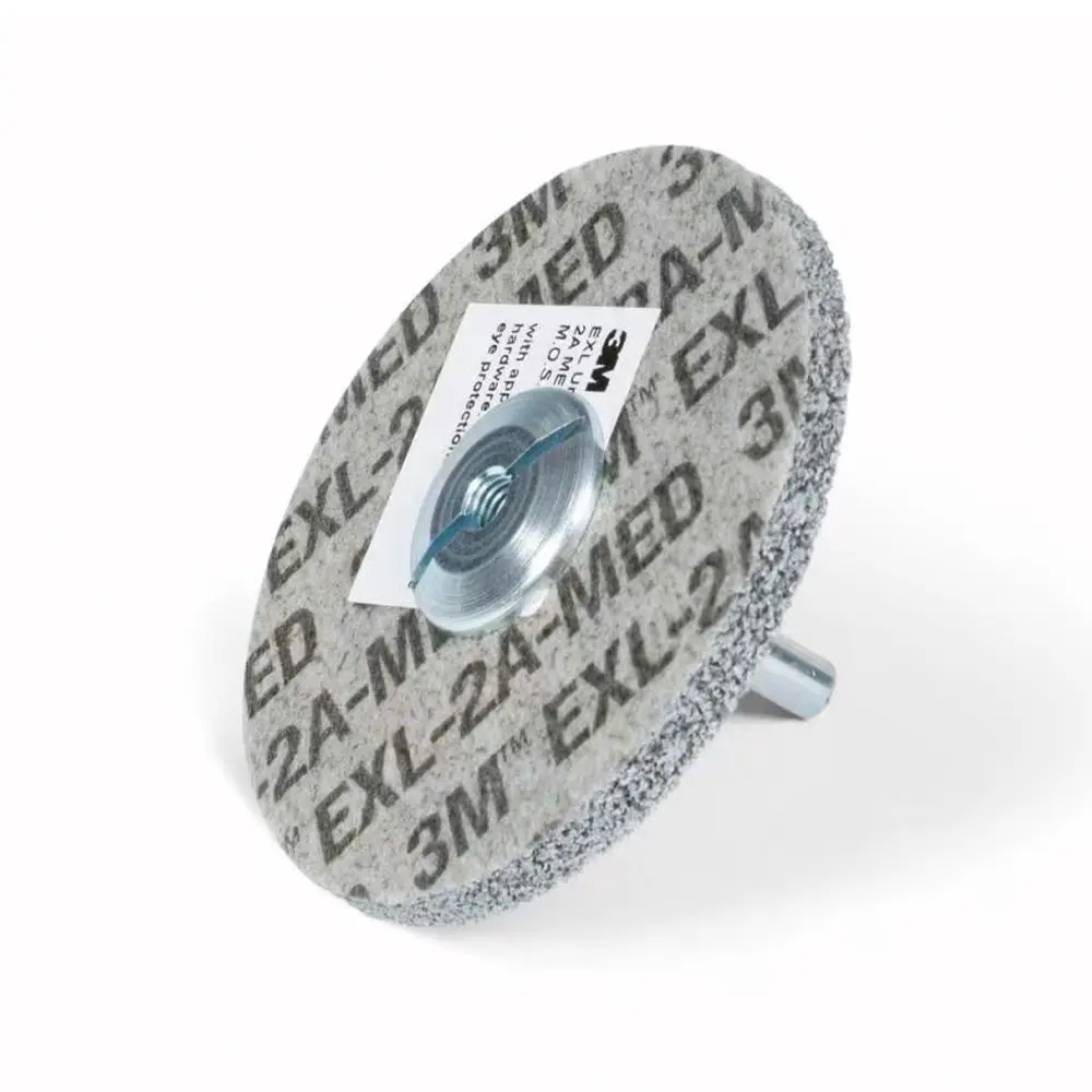 3M 09714 Scotch-Brite Roloc Cut & Polish Mop A-Med 75Mm X 30Mm Disc Wheel 1