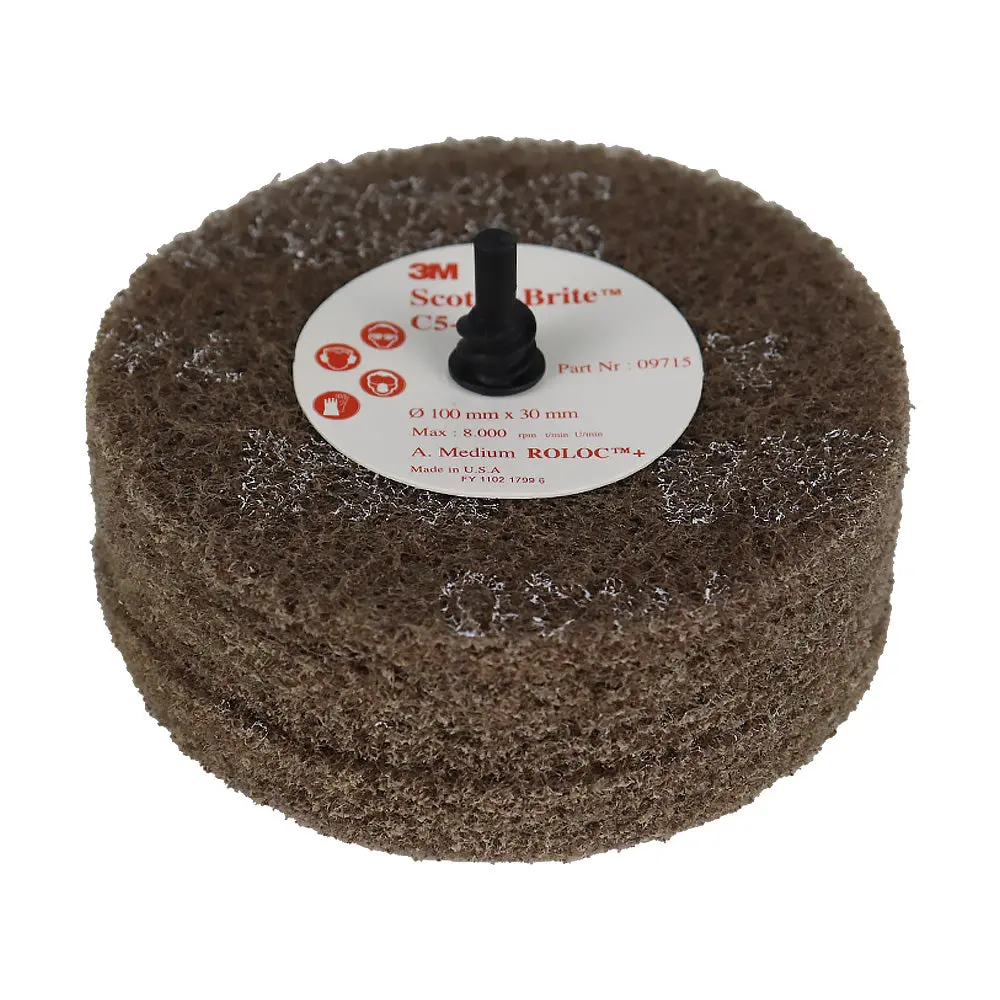 3M Scotch-Brite C5-Zr Roloc Quick Change Disc Medium 100Mm X 30Mm 1