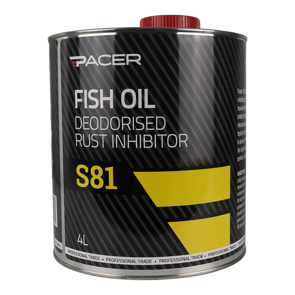 Pacer S81 Fish Oil Deodorised Rust Inhibitor 4L Corrosion Protection Automotive 1