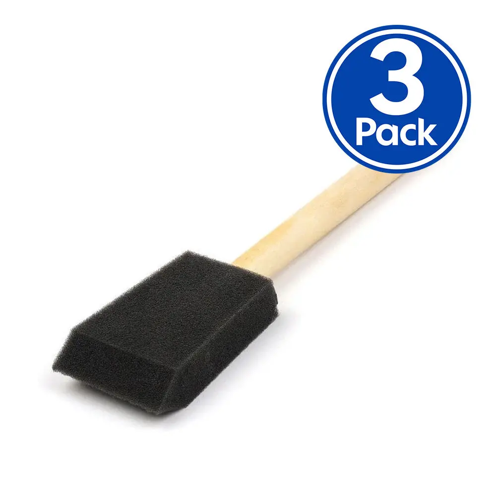 Uni-Pro High Density Foam Brush 25Mm 50Mm 75Mm 100Mm Interior Exterior Trade X 3 1