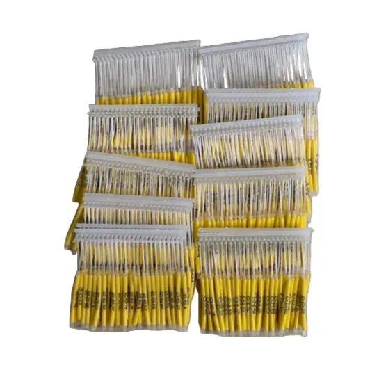 Fish Tags, Numbered 1-500, Yellow 1