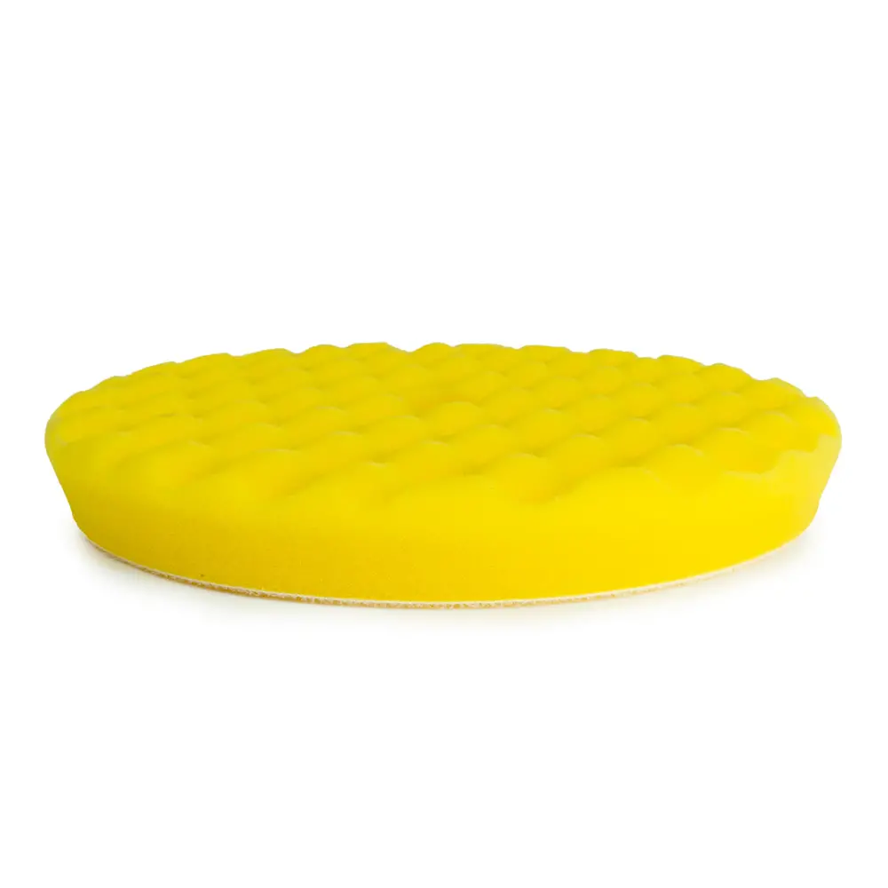 Rupes Bigfoot Rotary Hook On Foam Waffle Pad Fine Yellow 150 Mm - 165 Mm 1