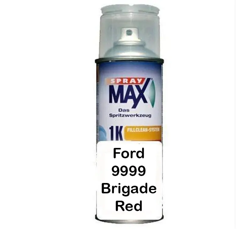 Auto Car Touch Up 298 Ml Paint Can For Ford 9999 Brigade Red 1