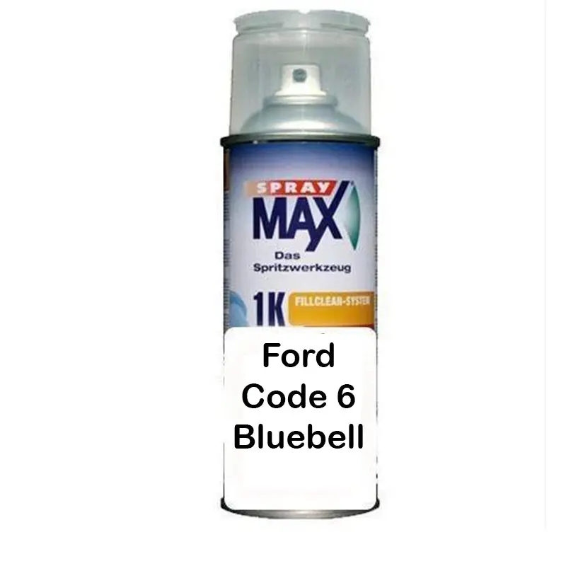 Auto Car Touch Up 298 Ml Paint Can For Ford Code 6 Bluebell 1