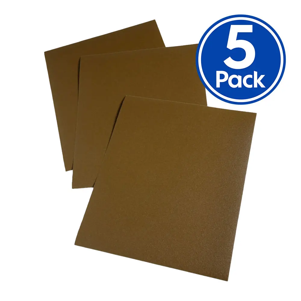 3M 314 Wet Or Dry Paper Sheet P320 - P1200 Choose Grit 230Mm X 280Mm X 5 Pack 1