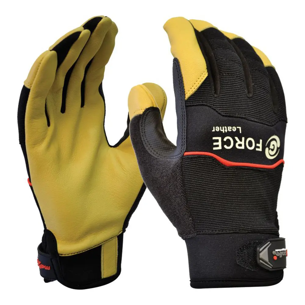 Maxisafe G-Force Leather Mechanics Safety Work Gloves L - 2Xl Cut Resistant 1