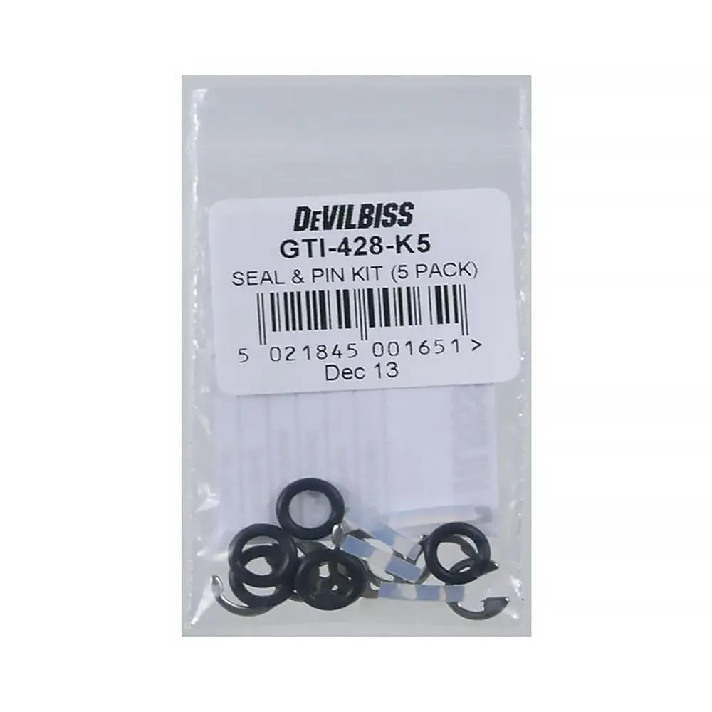 Devilbiss Seal & Pin Kit X 5 Pack Gti-428-K5 1