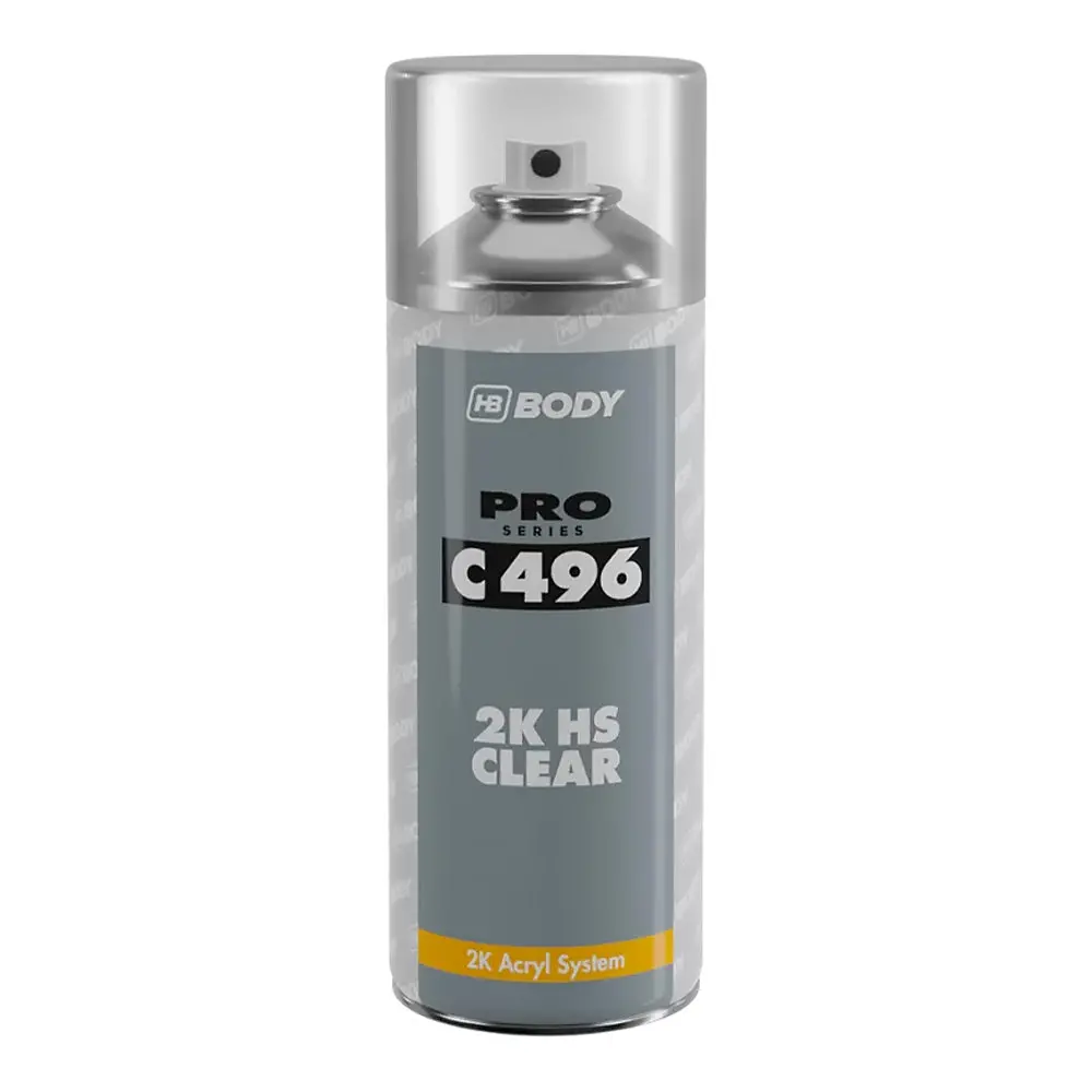 Hb Body 2K High Gloss Appearance Hs Clear Coat Paint C496 Aerosol 400Ml 1