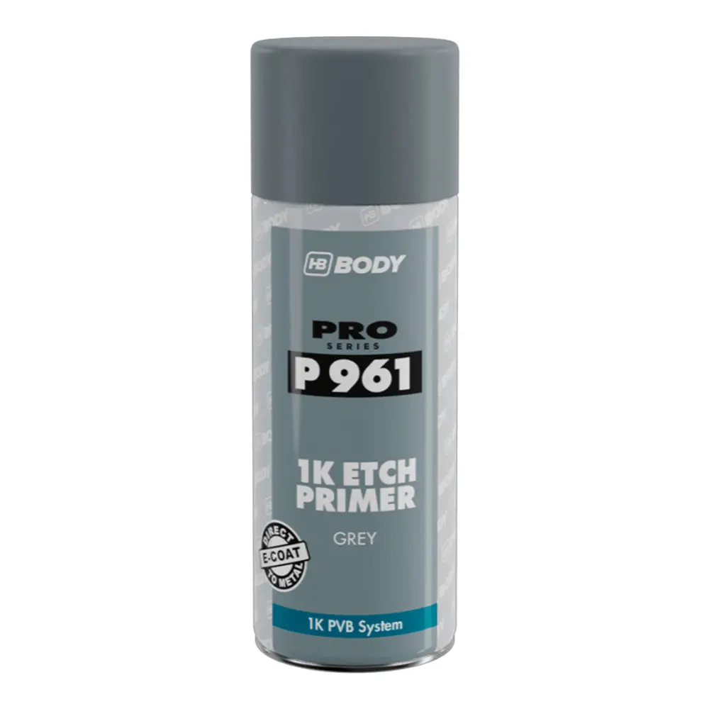 Hb Body 961 1K Etch Primer Aerosol 400Ml Dark Grey 1