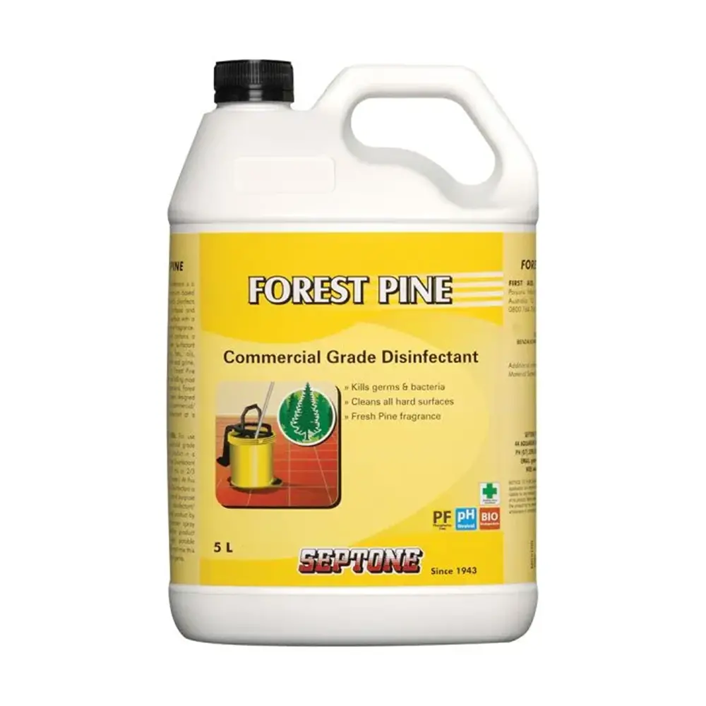 Septone Forest Pine Commercial Grade Liquid Disinfectant Cleaner 5L 1
