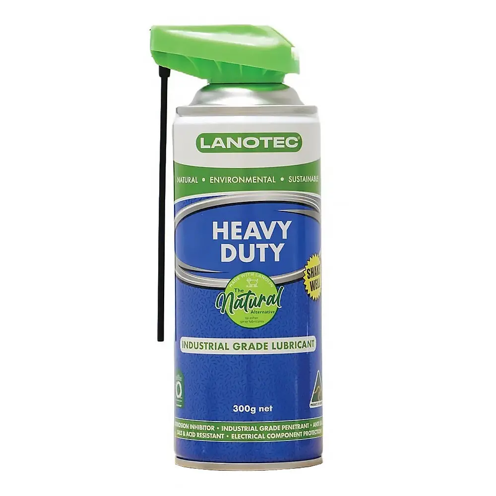 Lanotec Lanolin Heavy Duty Corrosion Protection Spray Lubricant 300G Aerosol 1