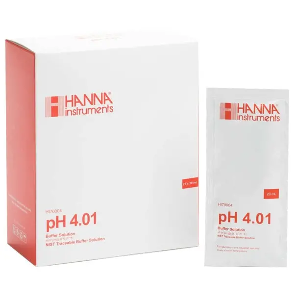 Ph 4.01 Calibration Pouches, 20 Ml, Box Of 25 1