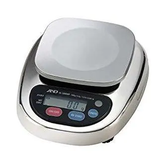 A&D Hl-Series Washdown Scale, Stainless Steel, 300 X 0.1 Grams 1