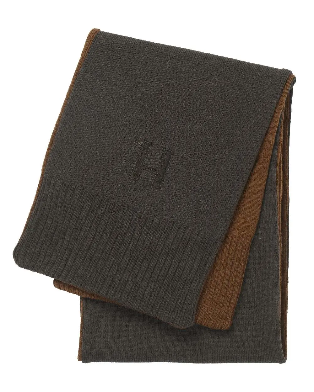 Harkila Reversible Scarf - Shadow Brown/Rustique Clay (One Size) 2